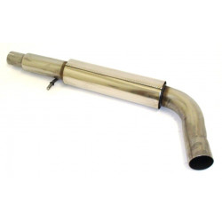3"(76mm) Exhaust (stainless steel) AUDI A3 Skoda Octavia Seat Leon, Toledo VW Beetle, Golf, Bora (981012-X3-VA)