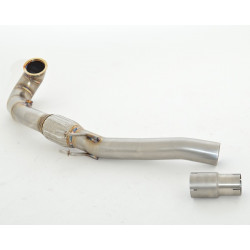 76mm Downpipe (stainless steel) AUDI A1 (981042S-X3-DP)