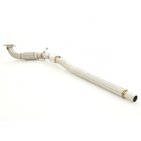 Octavia 3"(76mm) Downpipe with 200CPSI sport kat. (stainless steel) (981425G-X3-DPKA) | races-shop.com