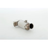 90mm Stainless steel downpipe with sport kat. (300CPSI) - ECE approval