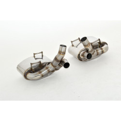 Duplex Sport exhaust silencer Porsche 911 Carrera Typ 997/2 inkl. S/4/4S/GTS - ECE approval (970137D)