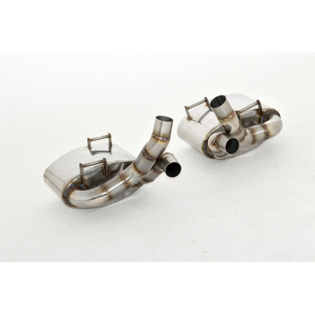 Friedrich Motorsport exhaust systems Duplex Sport exhaust silencer Porsche 911 Carrera Typ 997/2 inkl. S/4/4S/GTS - ECE approval (970137D) | races-shop.com