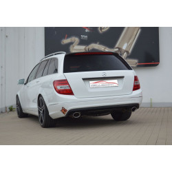 Sport duplex exhaust Mercedes C/S/W204 C-Klasse - ECE approval (971609AD-X)