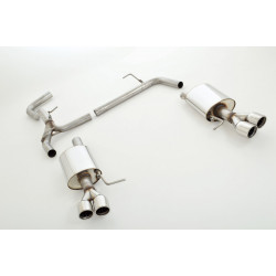 Sport duplex exhaust Skoda Octavia 5E - ECE approval (972513AD-X)