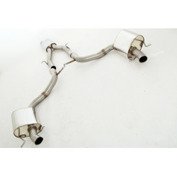 2x76mm Duplex exhaust system Mercedes S/W212 E63 AMG + S - ECE approval (991621TD-X3)