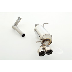 Sport exhaust silencer Skoda Fabia III Hatchback (NJ) - ECE approval (972503-X)