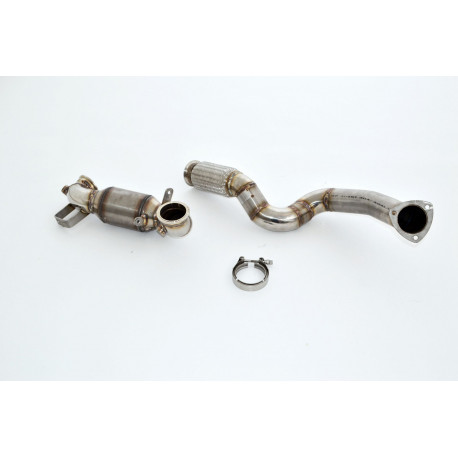Astra 76mm Downpipe with 200CPSI sport kat. Opel Astra K (981184AT-X3-DPKAHJS) | races-shop.com