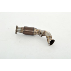 76mm Stainless steel downpipe with sport kat. (200CPSI) (981031B-X3-DPKAHJS)