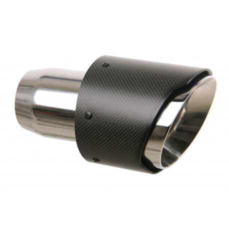 With one outlet Exhaust tip 114mm Carbon (ER-CB11) | races-shop.com