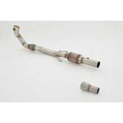 76mm Stainless steel downpipe with sport kat. (200CPSI) (981106AT-X3-DPKAHJS)