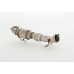 76mm Downpipe with 200CPSI sport kat. Ford Focus III - ECE approval (981202-DPKAHJS)