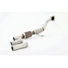 76mm Downpipe with 200CPSI sport kat. VW Polo 6R WRC
