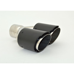 Exhaust tip Carbon 2x90mm (right) (ER-CB08A)