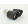Exhaust tip Carbon 2x90mm (right)