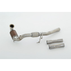 63.5mm Downpipe with Sport kat. (stainless steel) (982503T-DPKAHJS)