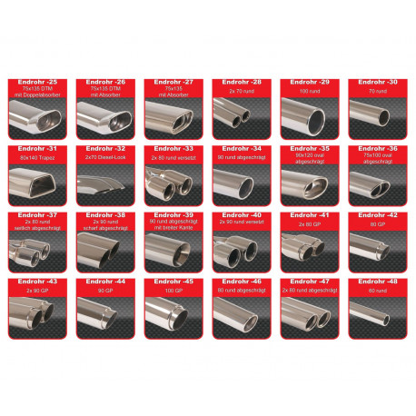 Friedrich Motorsport exhaust systems Sport exhaust silencer Audi Q3 8U FWD - ECE approval (971048A-X) | races-shop.com