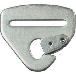 Snap hook - zinc plated - silver