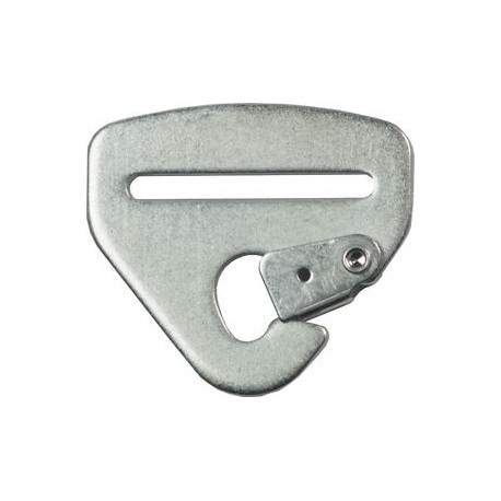 Seatbelts and accessories Snap hook - zinc plated - silver | races-shop.com