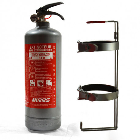 Fire extinguishers RRS manual Fire extinguisher 2kg FIA (grey) | races-shop.com