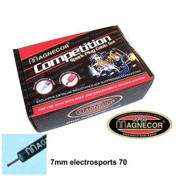 Ignition Leads Magnecor 7mm sport for TRIUMPH TR4 (screw-in dist. cap)
