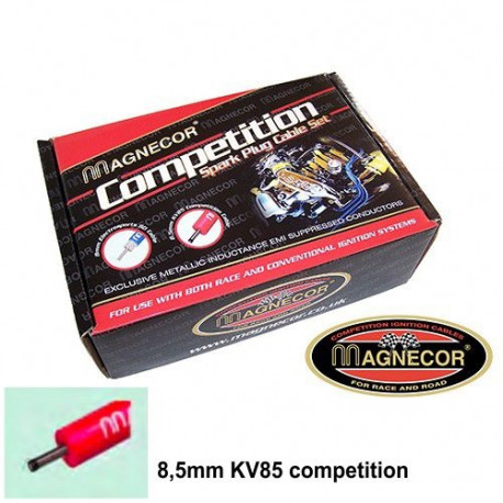 Spark plug wires Ignition Leads Magnecor 8.5mm competition for LANCIA Ypsilon + LPG 1.4i SOHC 8v | races-shop.com