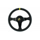 steering wheels Steering wheel SLIDE, 350mm, ECO leather, 90mm deep dish | races-shop.com