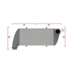 Competition custom intercooler Wagner 600mm x 300mm x 90mm