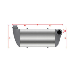 Competition custom intercooler Wagner 700mm x 300mm x 90mm
