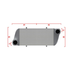 Performance custom intercooler Wagner 500mm x 400mm x 100mm