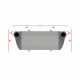 Custom Performance custom intercooler Wagner 700mm x 205mm x 80mm | races-shop.com