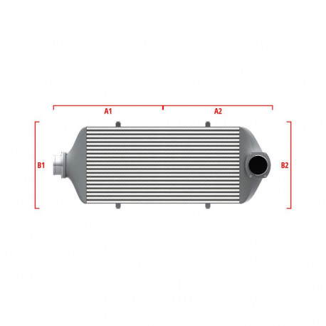 Custom Performance custom intercooler Wagner 500mm x 300mm x 90mm | races-shop.com