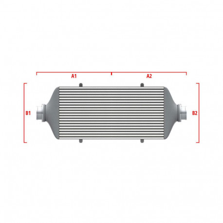 Custom Performance custom intercooler Wagner 600mm x 300mm x 90mm | races-shop.com