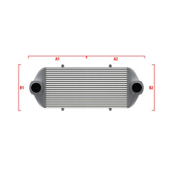 Competition custom intercooler Wagner 600mm x 300mm x 90mm