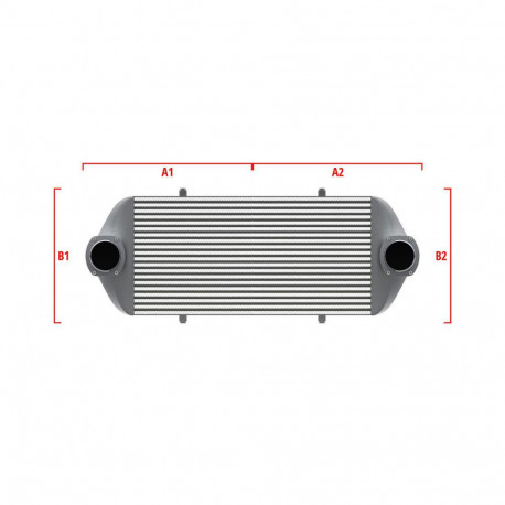Custom Competition custom intercooler Wagner 600mm x 300mm x 90mm | races-shop.com