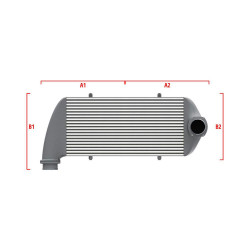 Competition custom intercooler Wagner 700mm x 300mm x 90mm