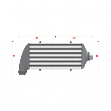 Custom Performance custom intercooler Wagner 500mm x 400mm x 100mm | races-shop.com