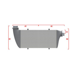 Competition custom intercooler Wagner 650mm x 400mm x 100mm