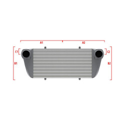 Competition custom intercooler Wagner 650mm x 400mm x 100mm