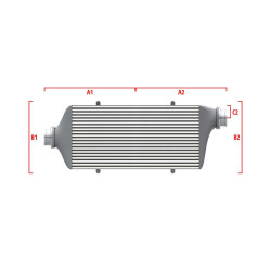 Performance custom intercooler Wagner 500mm x 205mm x 80mm
