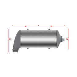 Performance custom intercooler Wagner 600mm x 205mm x 80mm
