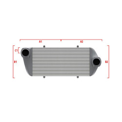 Performance custom intercooler Wagner 600mm x 205mm x 80mm