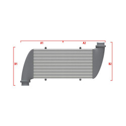 Competition custom intercooler Wagner 700mm x 205mm x 80mm