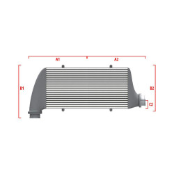 Competition custom intercooler Wagner 700mm x 205mm x 80mm