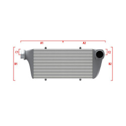 Performance custom intercooler Wagner 700mm x 205mm x 80mm