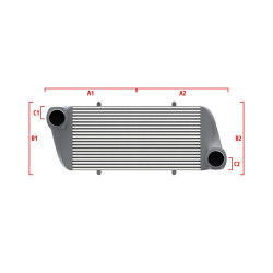 Competition custom intercooler Wagner 700mm x 205mm x 80mm