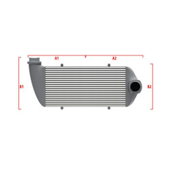 Performance custom intercooler Wagner 700mm x 205mm x 80mm