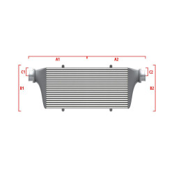 Competition custom intercooler Wagner 700mm x 300mm x 90mm