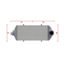 Competition custom intercooler Wagner 550mm x 400mm x 100mm