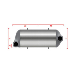 Competition custom intercooler Wagner 550mm x 400mm x 100mm