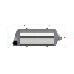 Competition custom intercooler Wagner 700mm x 205mm x 80mm